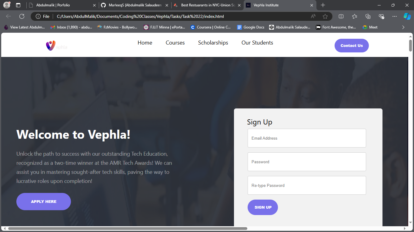 Vephla University